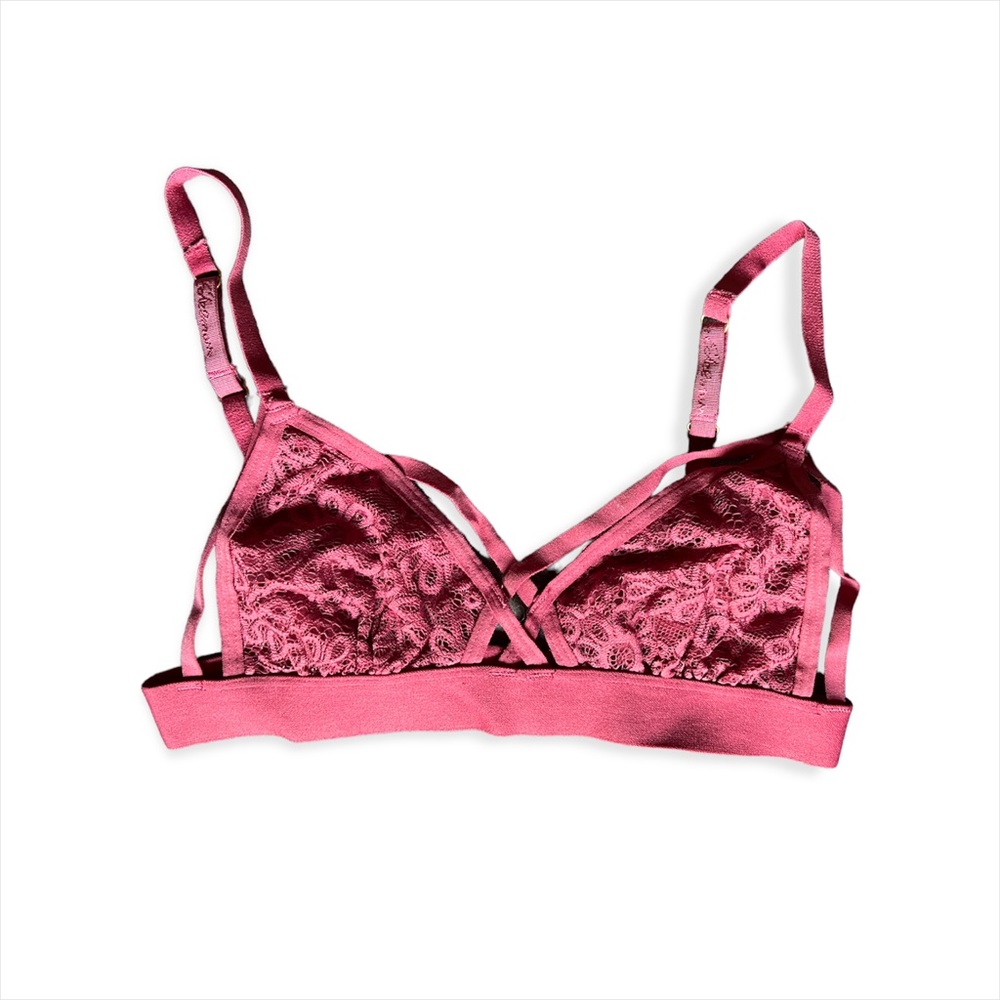 Sam Edelman Pink Strappy Bralette